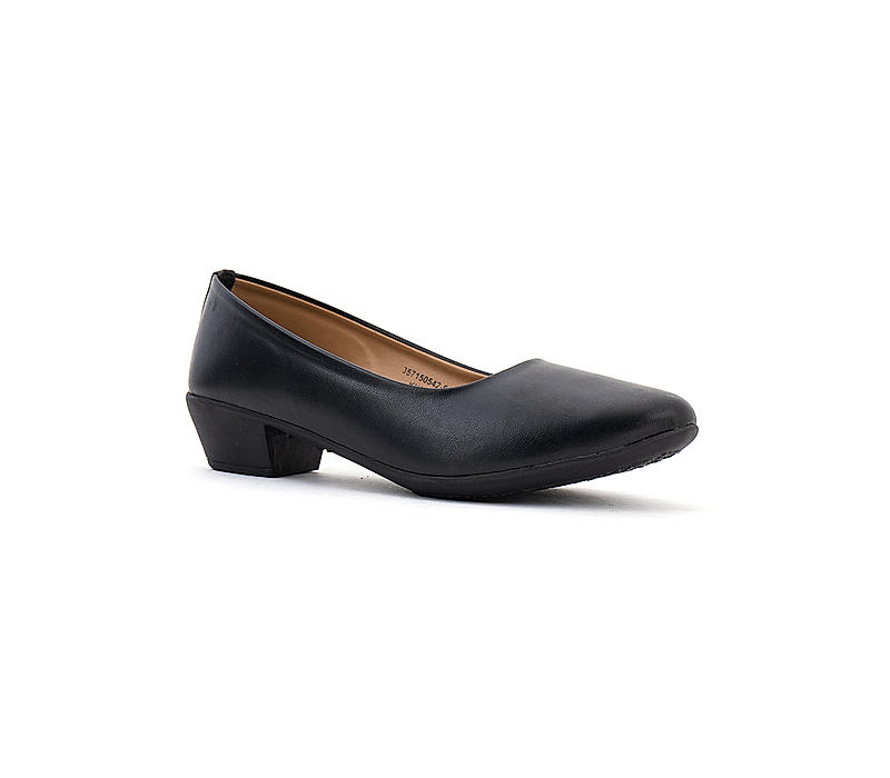 Khadim Black Pump Shoe Heels for Women