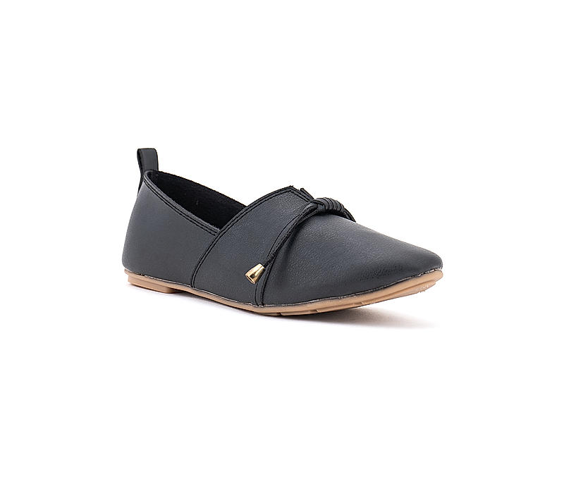 Khadim Black Loafers Casual Shoe for Women