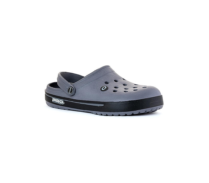 KHADIM Pro Grey Washable Clog Sandal for Men (6790052)