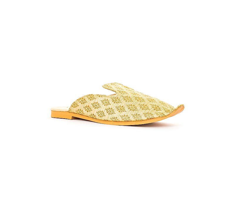 Khadim Gold Kolhapuri Slippers for Men