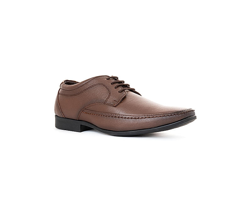 British Walkers Brown Leather Derby Formal Shoe for Men