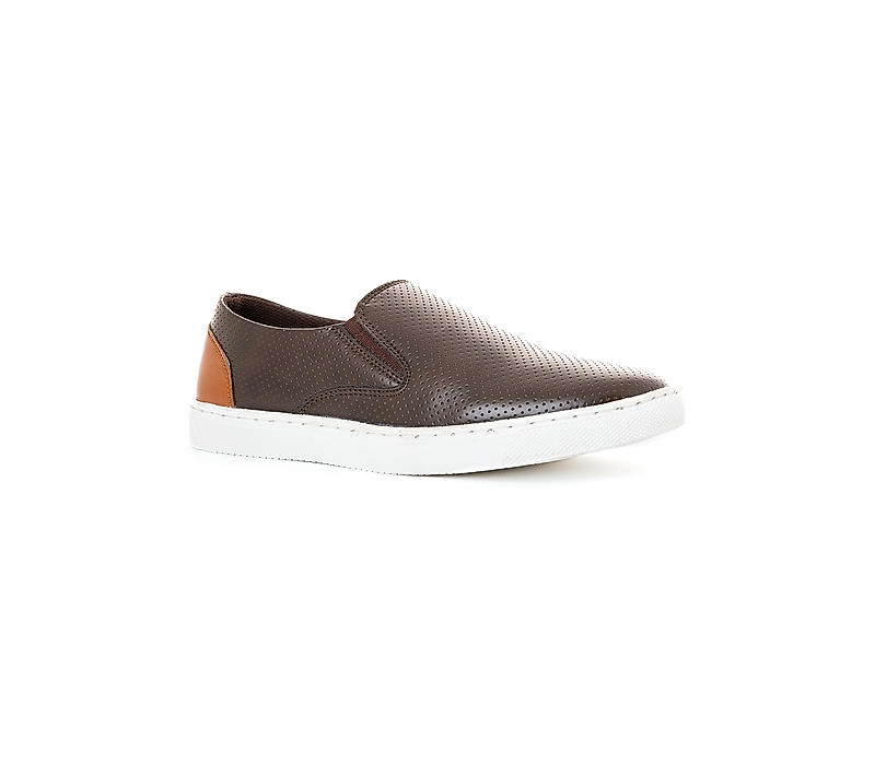 Lazard Brown Slip On Casual Shoe for Men