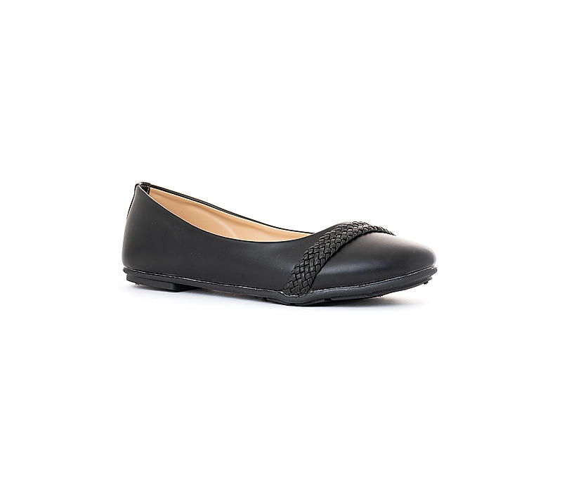 Khadim Black Ballerina for Women