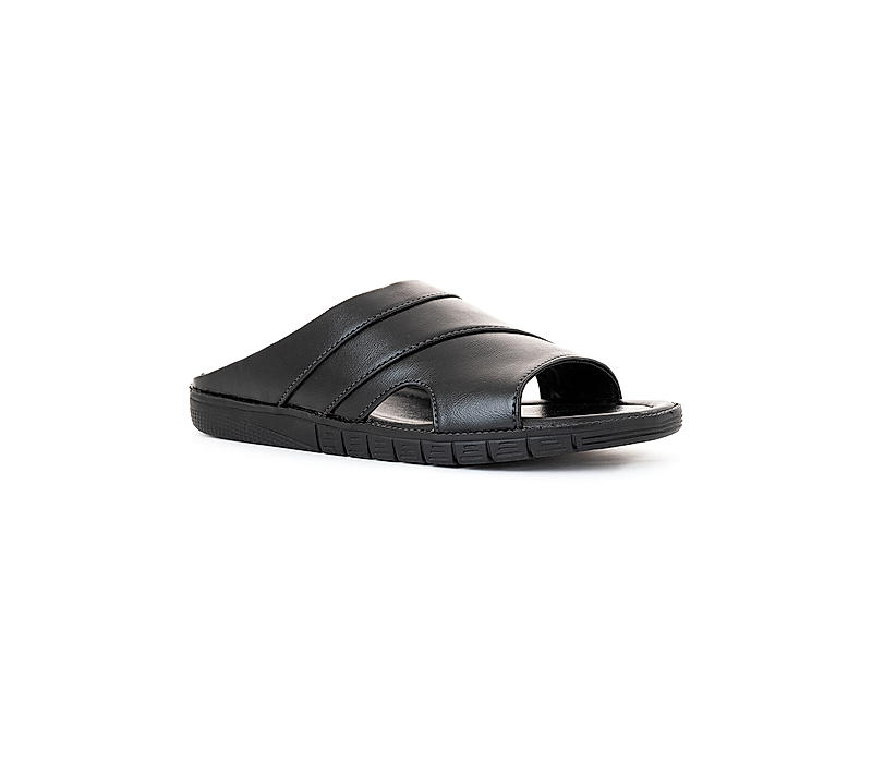 Khadim Black Mule Sandal for Men