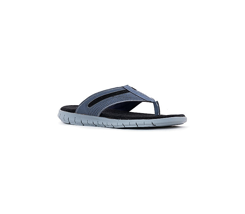 Softouch Blue Flip Flops for Men