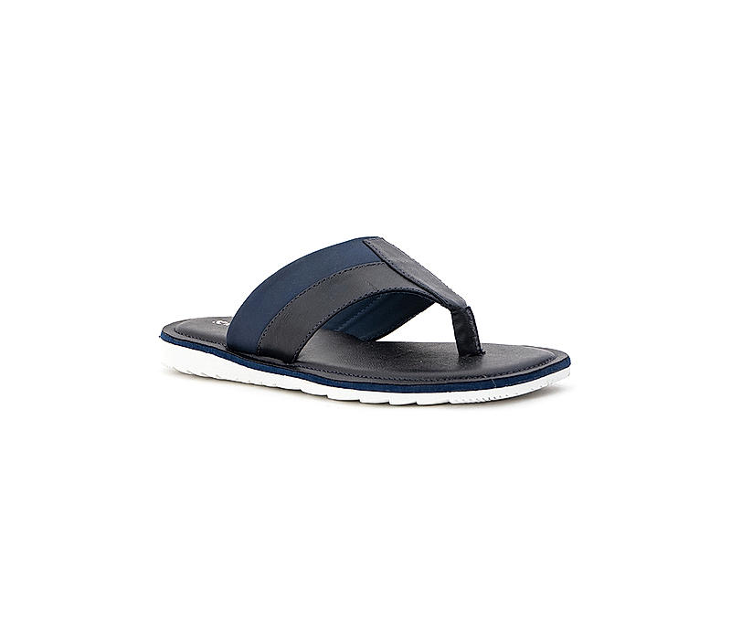 Khadim Navy Flip Flops for Men