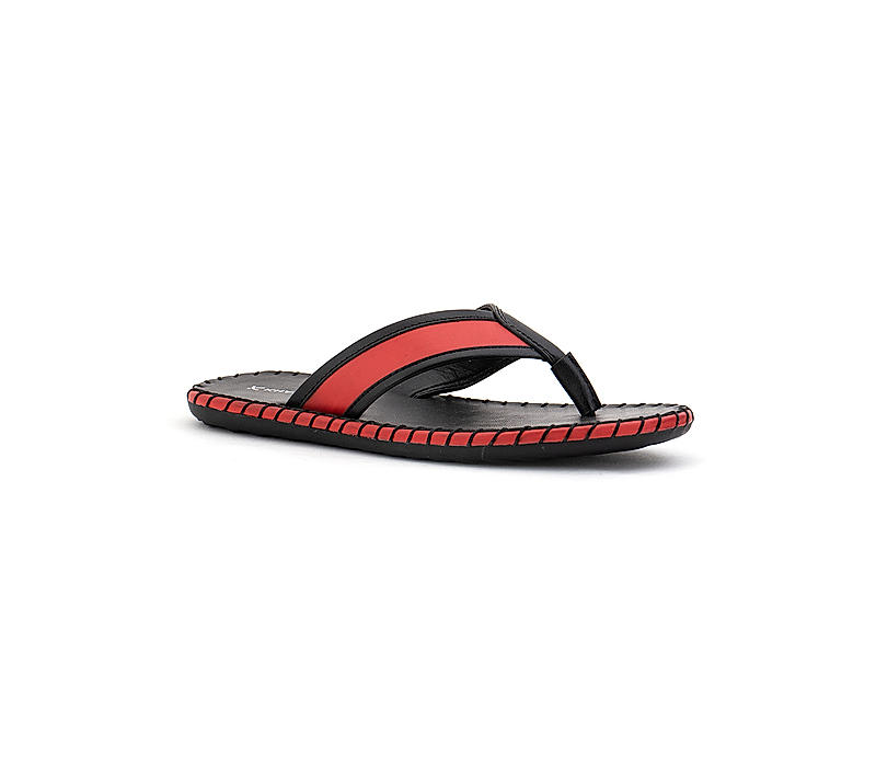 Khadim Red Flip Flops for Men