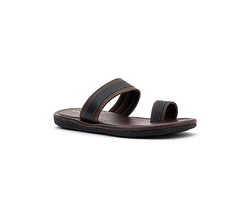 Khadim Brown Kolhapuri Slippers for Men