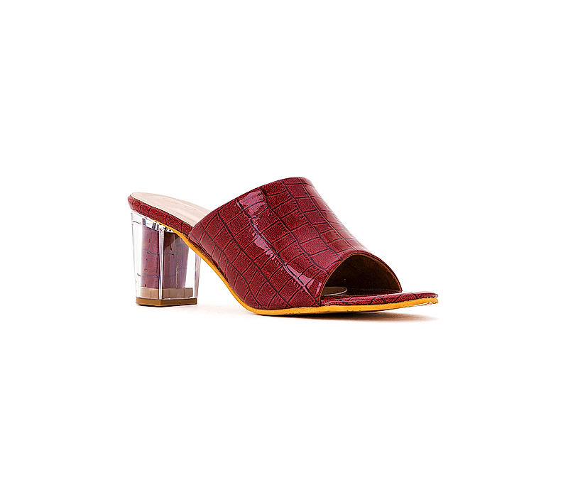 Cleo Cherry Mule Heel Sandal for Women