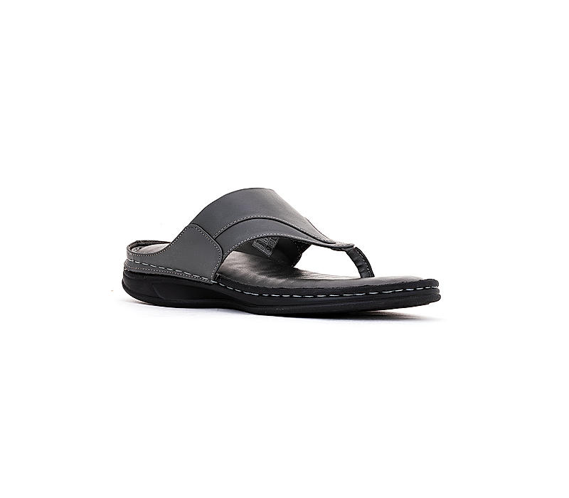 Softouch Grey Flip Flops for Men