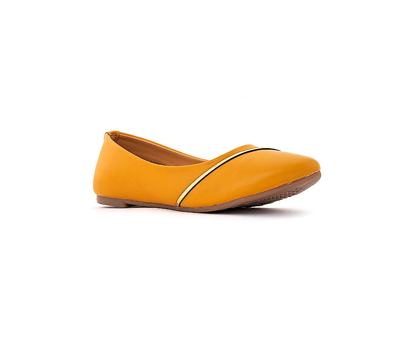 Cleo Yellow Ballerina for Women