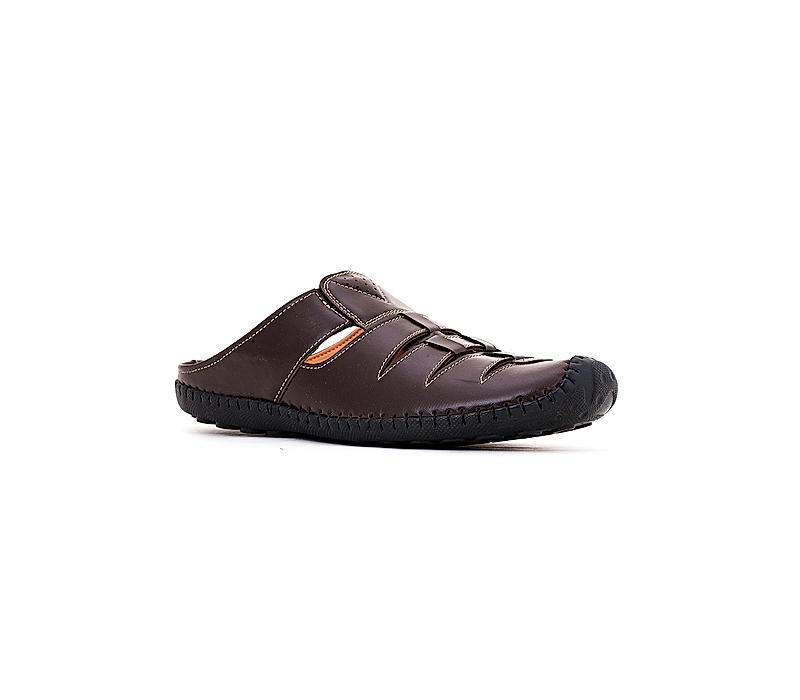 Lazard Brown Clog Sandal for Men