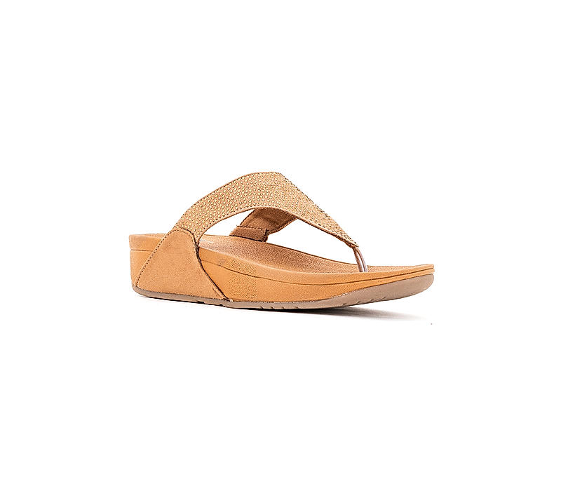 Sharon Beige Heel Slip On Sandal for Women