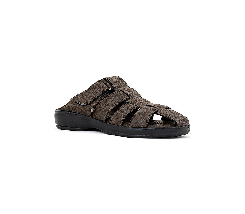 Softouch Brown Fisherman Sandal for Men