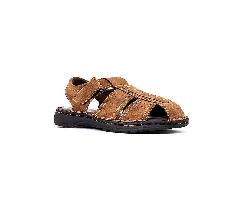 Softouch Tan Fisherman Sandal for Men