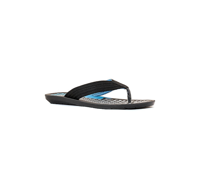 KHADIM Black Casual Slippers for Men (6030886)