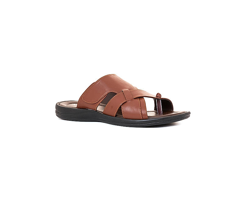 KHADIM Brown Casual Slip On Sandal for Men (9466564)