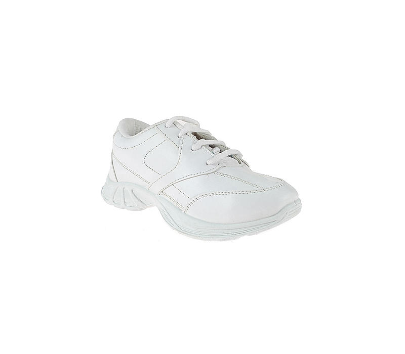 Khadim White Sneakers School Shoe for Boys (8-13 yrs)