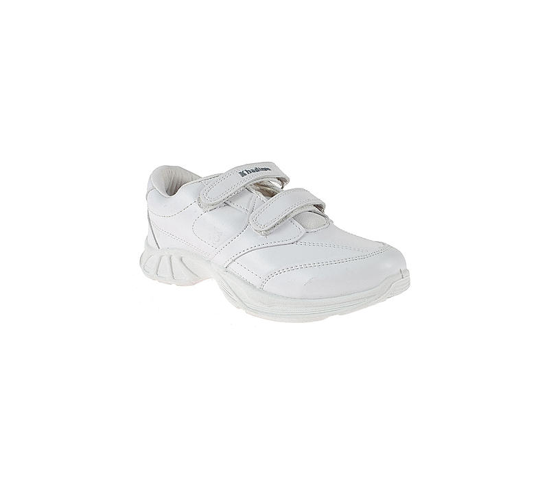 Khadim White Sneakers School Shoe for Boys (8-13 yrs)