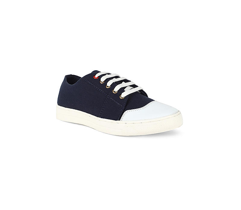 Lazard Navy Canvas Shoe for Men