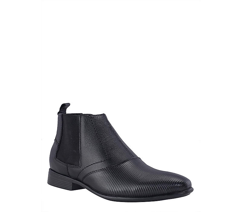 Khadim Black Chelsea Boots Casual Shoe for Boys (8-13 yrs)