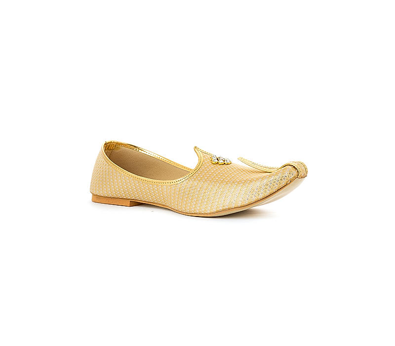 Khadim Gold Mojari Ethnic Shoe for Men