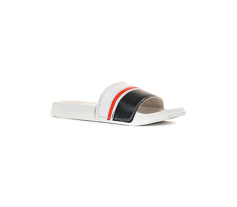 Pro White Slide Slippers for Men