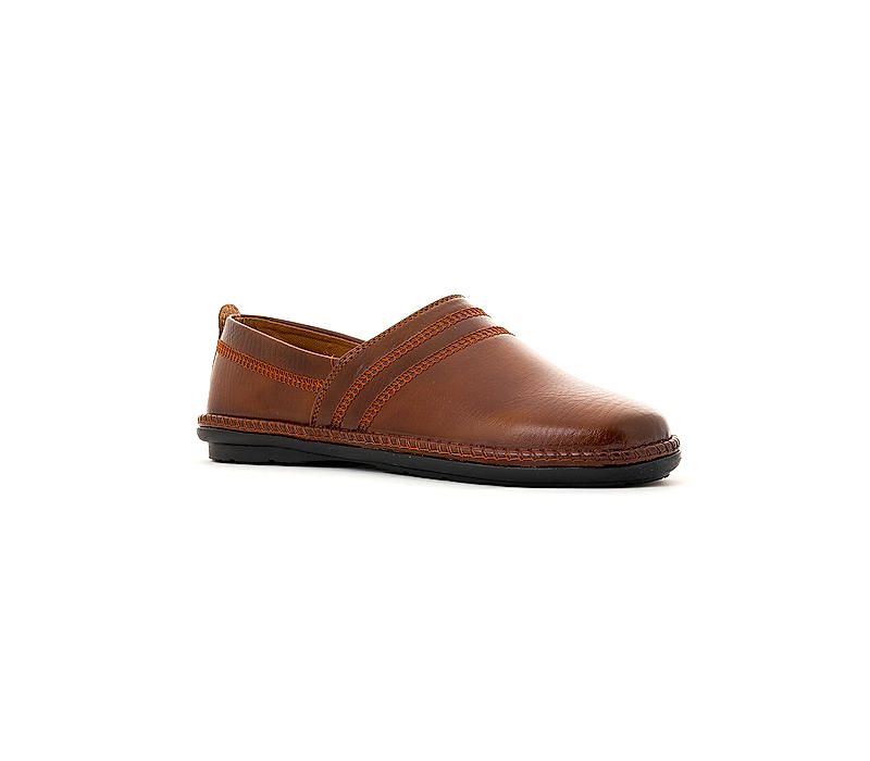 Lazard Brown Jutti Ethnic Shoe for Men