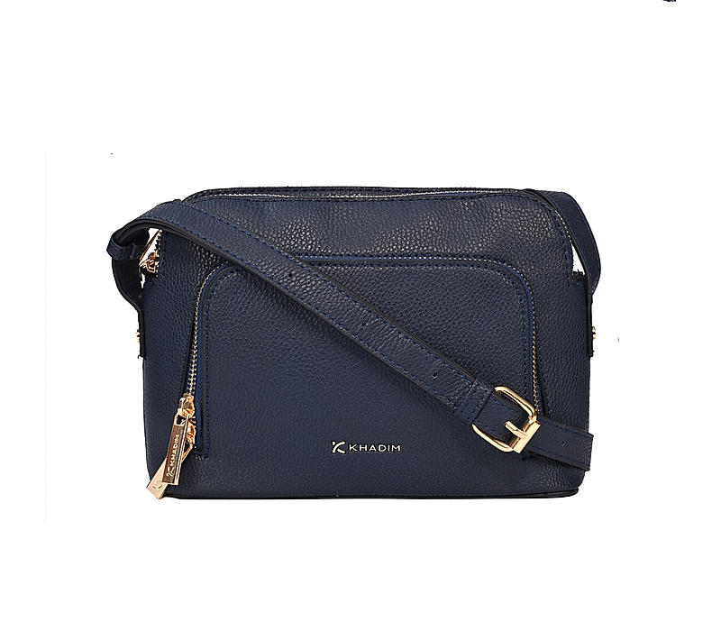 Khadim Navy Blue Crossbody Bag for Women