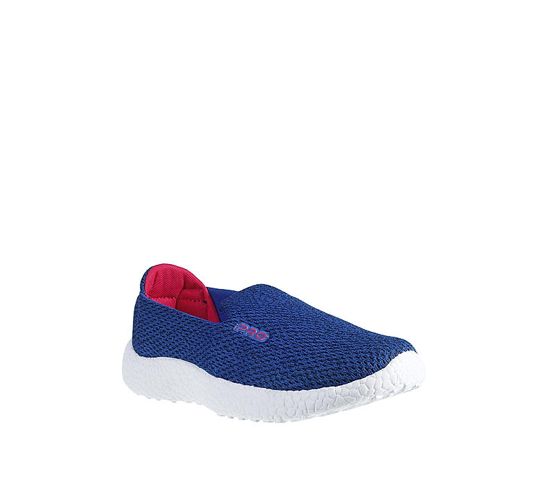 Pro Blue Slip On Casual Shoe for Girls (5-13 yrs)