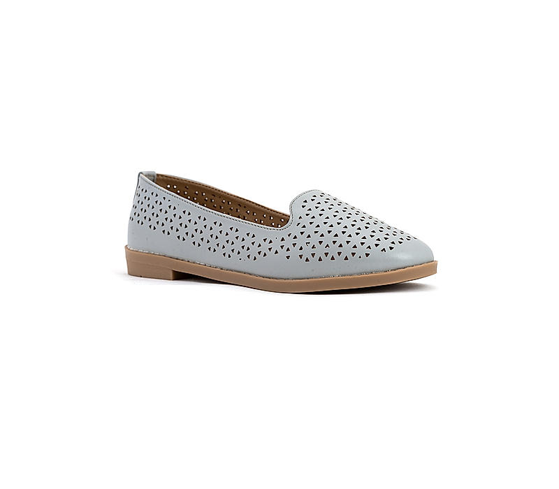 Khadim Grey Loafers Casual Shoe for Women