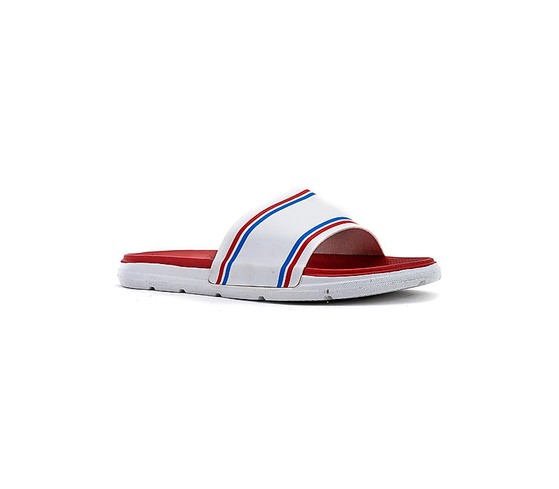 Pro White Slide Slippers for Men