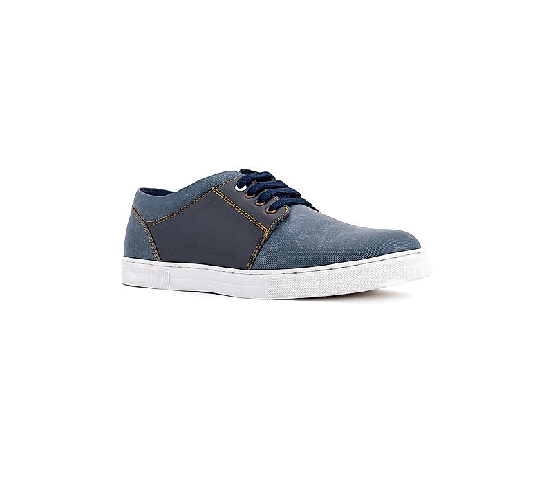 Lazard Blue Derby Casual Shoe for Men