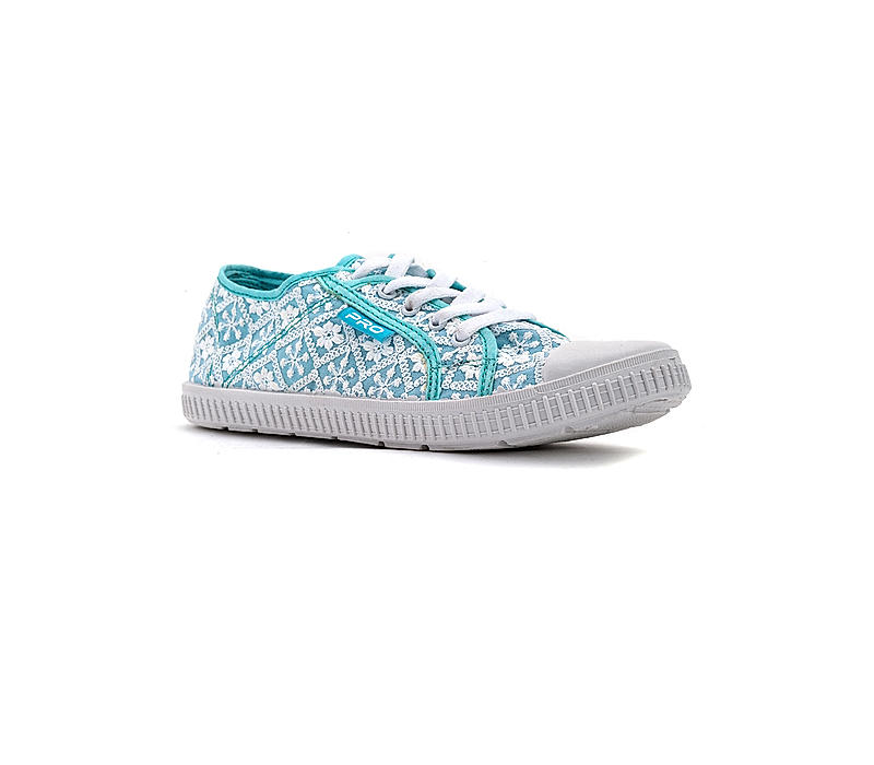 Pro Blue Canvas Shoe Sneakers for Women