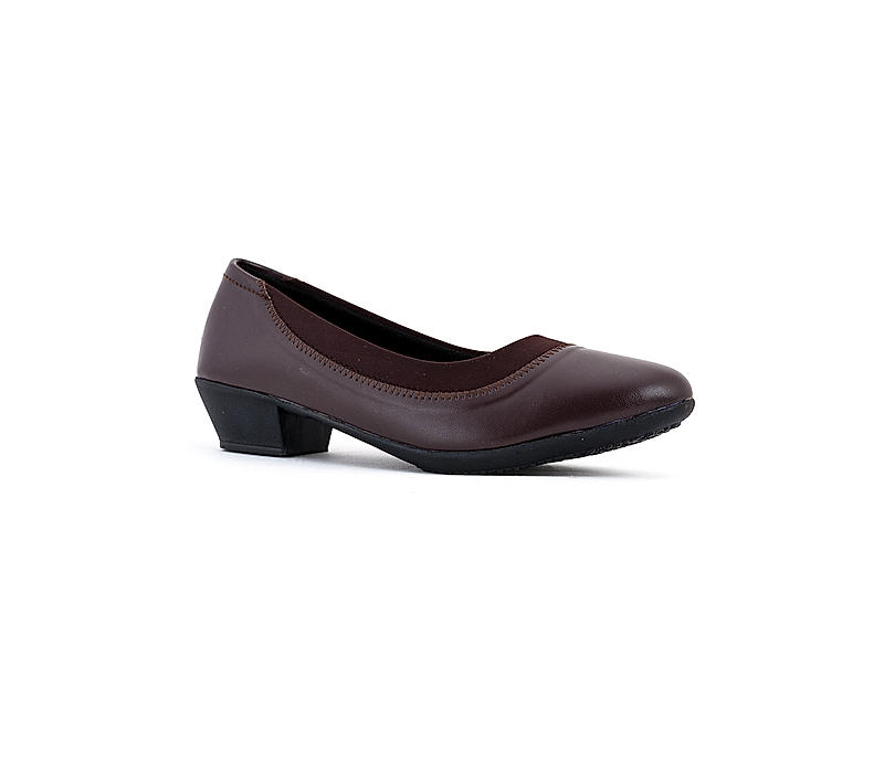 Khadim Brown Pump Shoe Heels for Women