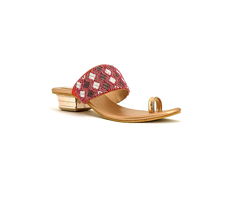 Khadim Peach Heel Slip On Sandal for Women