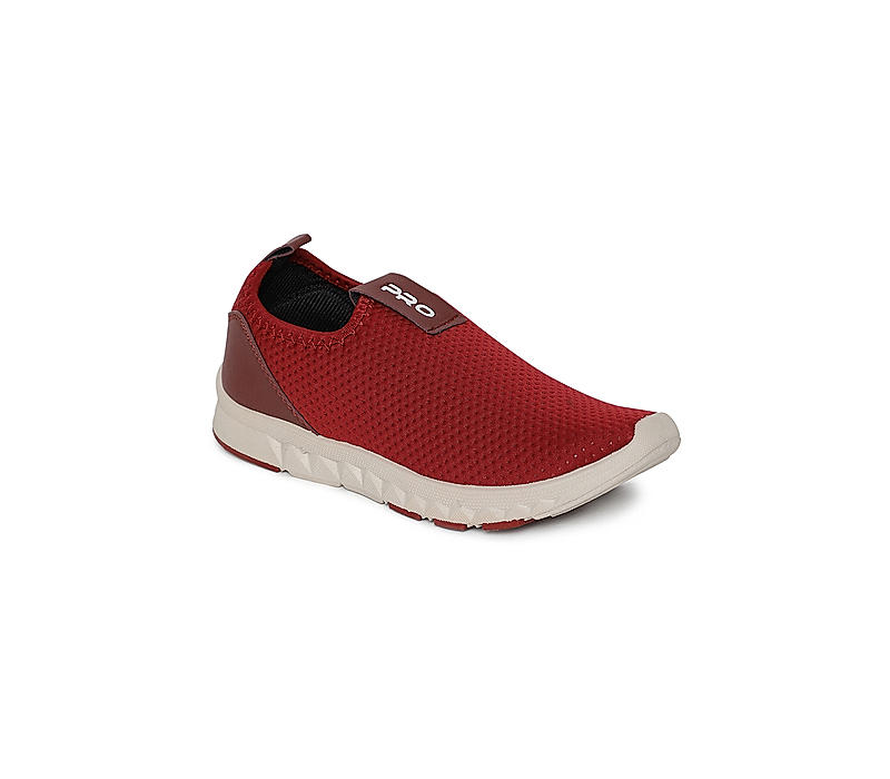 Pro Maroon Walking Sports Shoes for Women