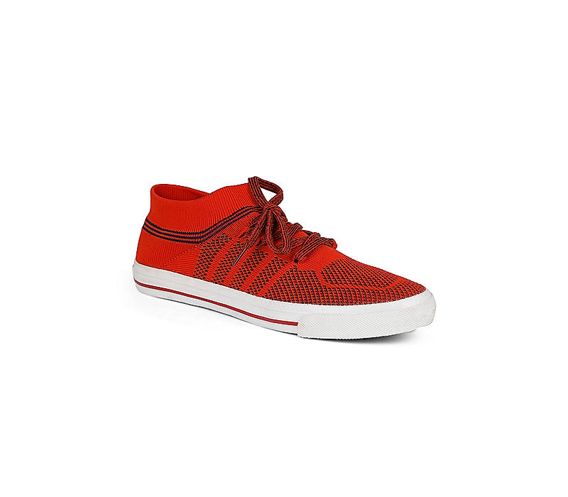 Pro Red Casual Sneakers for Men