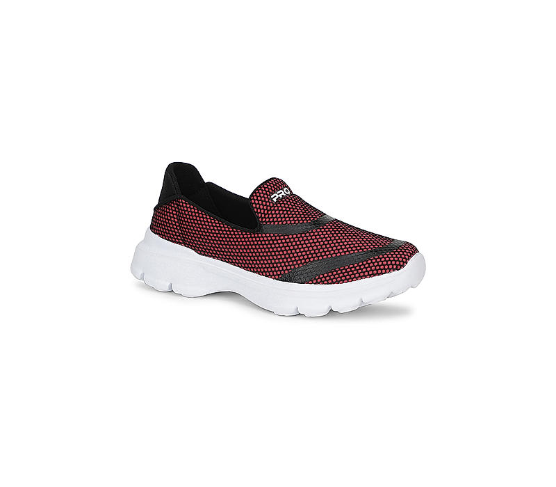 Pro Maroon Walking Sports Shoes for Women