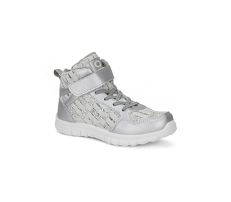 Pro Silver Casual Sneakers for Girls (4-10 yrs)