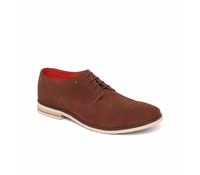 V8 by Ruosh Men Brown Venice Suede Sneakers