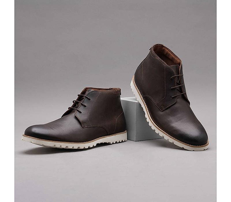 The Otes Brown Men Ankle chukka boot Ruosh