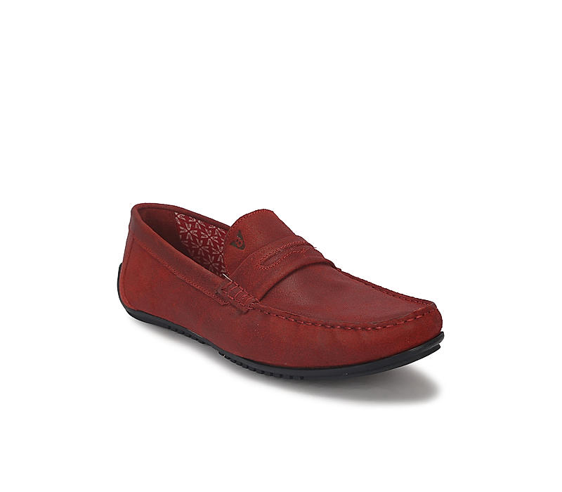 V8 by Ruosh Men Red Loafers
