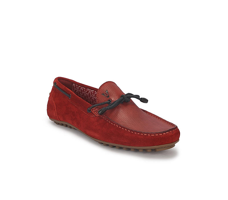 V8 by Ruosh Men Red Boat Shoes