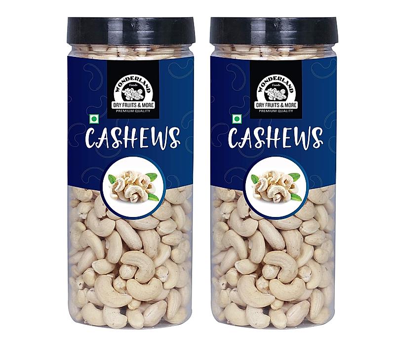 Wonderland Foods Plain Raw Cashews - 1 KG