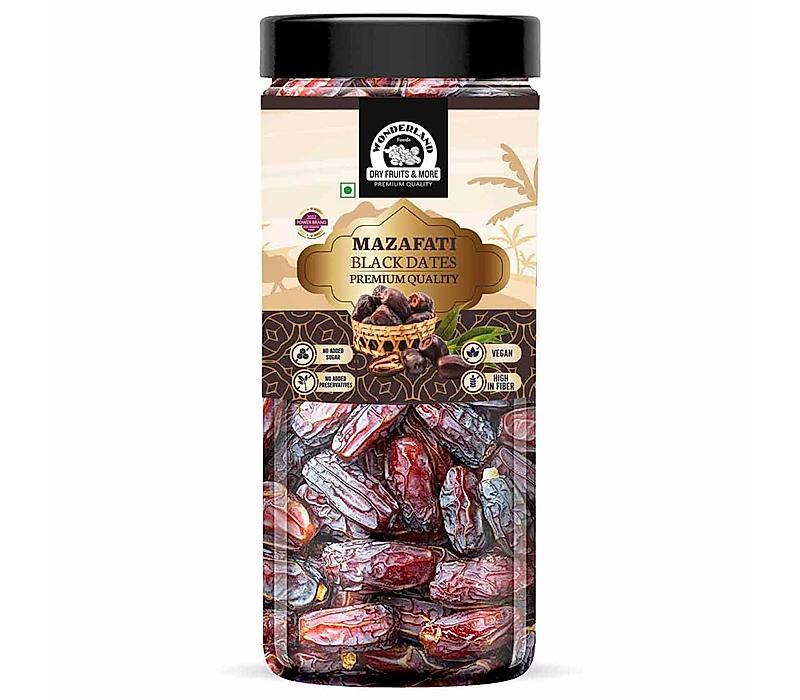 Wonderland Foods - Dry Fruits Mazafati Dates 400g Re-Usable | Healthy & Nutritious Soft Khajoor | Khajur Rich in Iron, Fibre & Vitamins