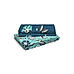 Erica Colorful Pure Cotton 112 Tc Double Bedsheet Set (Blue & Teal)
