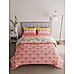 Erica Cotton Value Multi Colored Floral Print Double Cordinated Bedding set with Bedsheet, Pillow Cover & Comforter