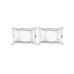 Pure Earth 300 TC Cotton Ultra Fine White Colored Solid Print King Bed Sheet Set