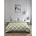 Bold & Bright Florian Pure Cotton 146 Tc Double Comforter (Green )